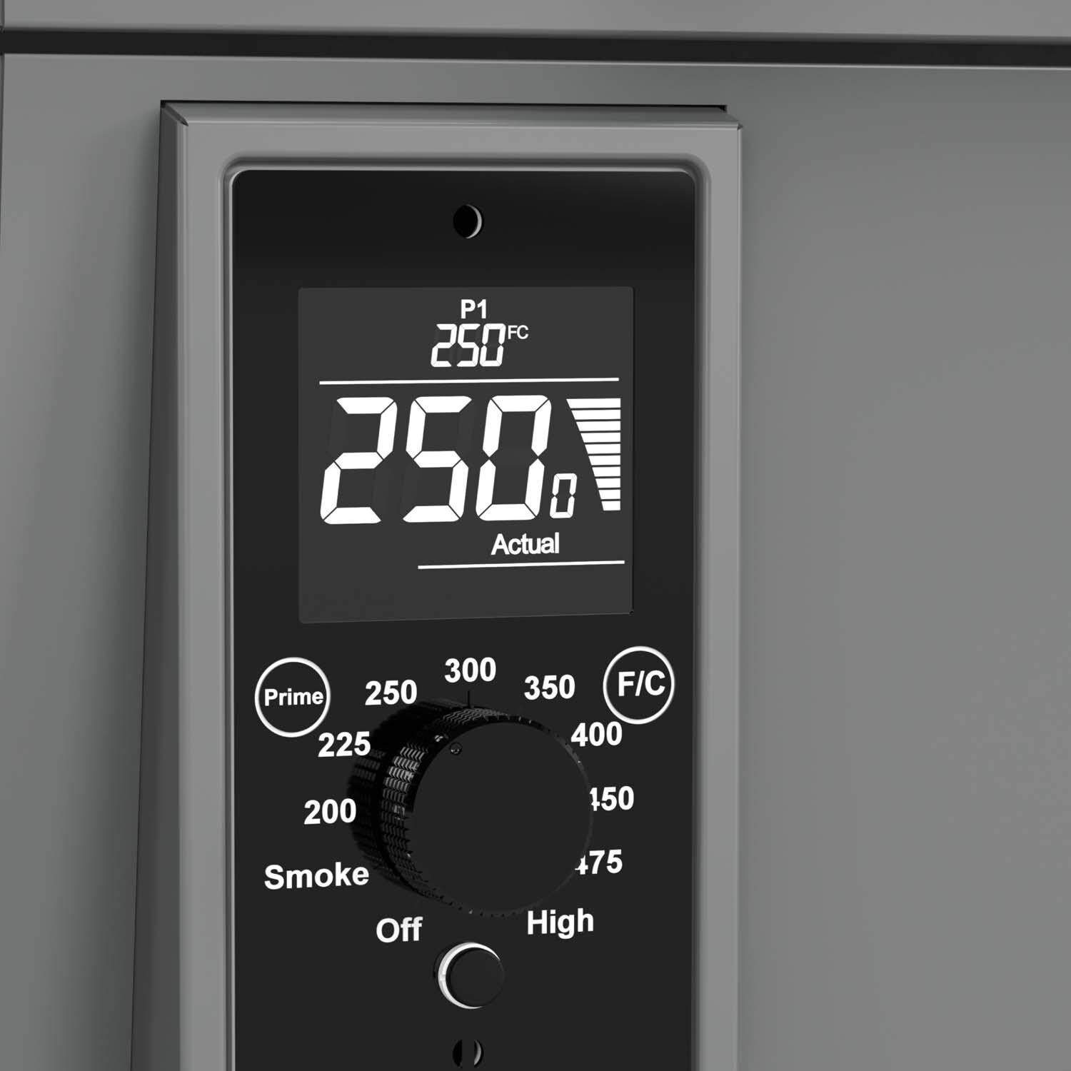 TYTUS TDT-CRT-SMOK Emberwood Pellet Smoker and Prep Cart - Control Panel - Detail thumbnail