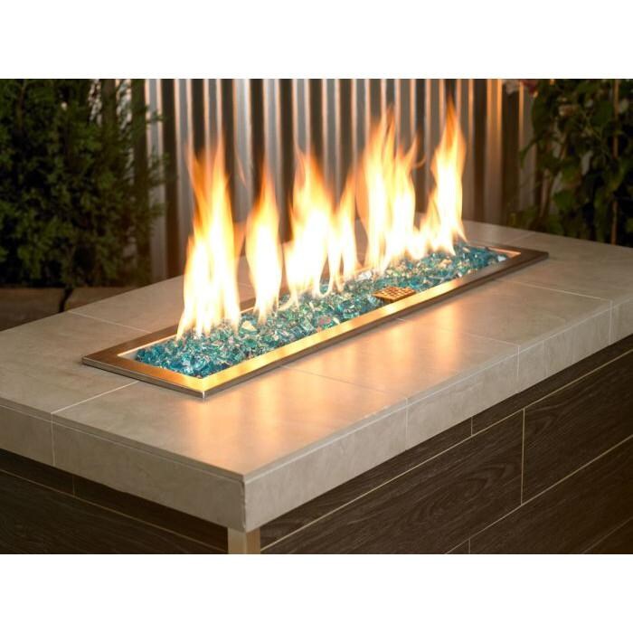 BBQGuys Signature AFF-AZBL12-10 1/2-Inch Azuria Fire Glass - Lifestyle thumbnail