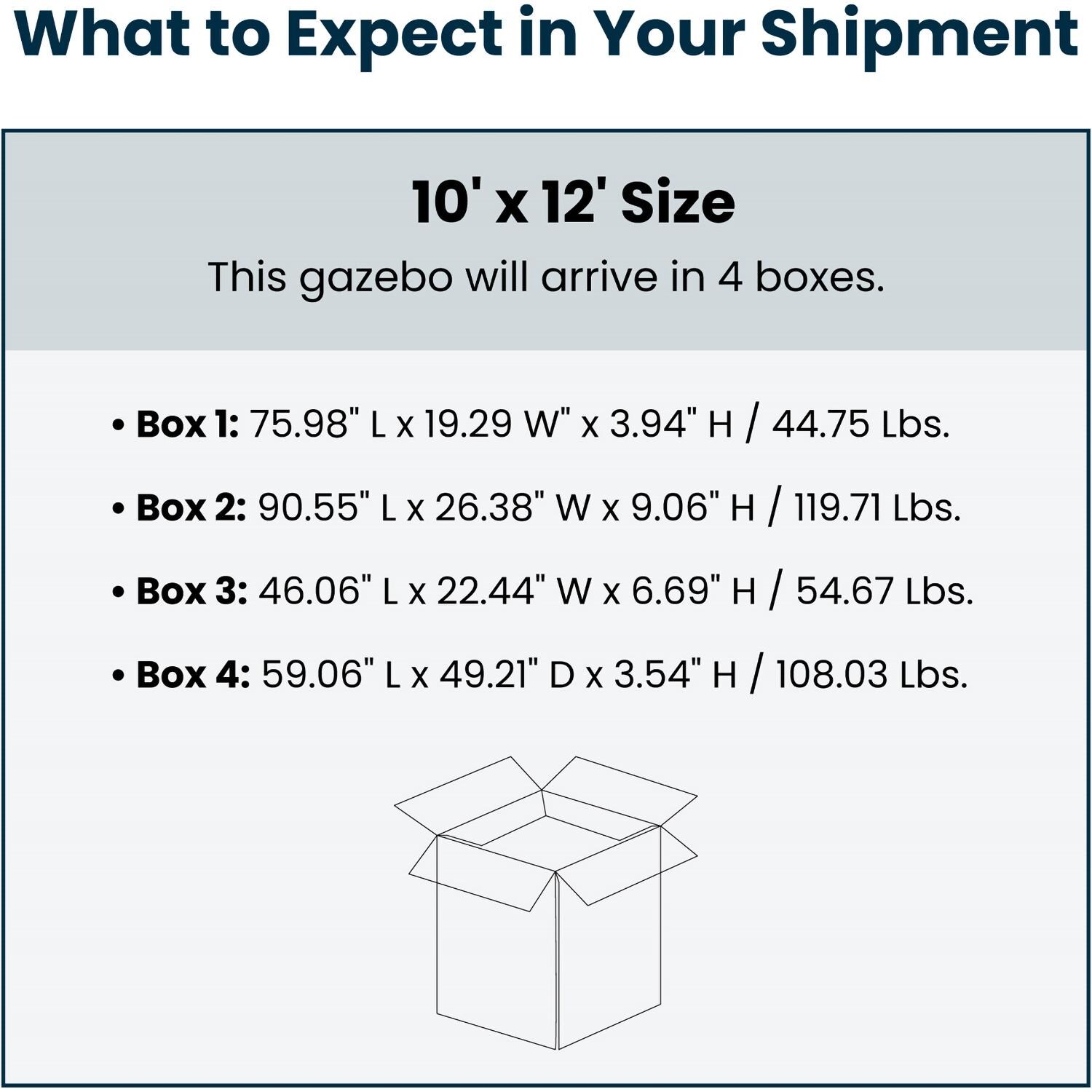 Paragon Outdoor GZ3-1012 Santa Monica 10' x 12' Aluminum Hard Top Gazebo - Boxes Included - Detail thumbnail