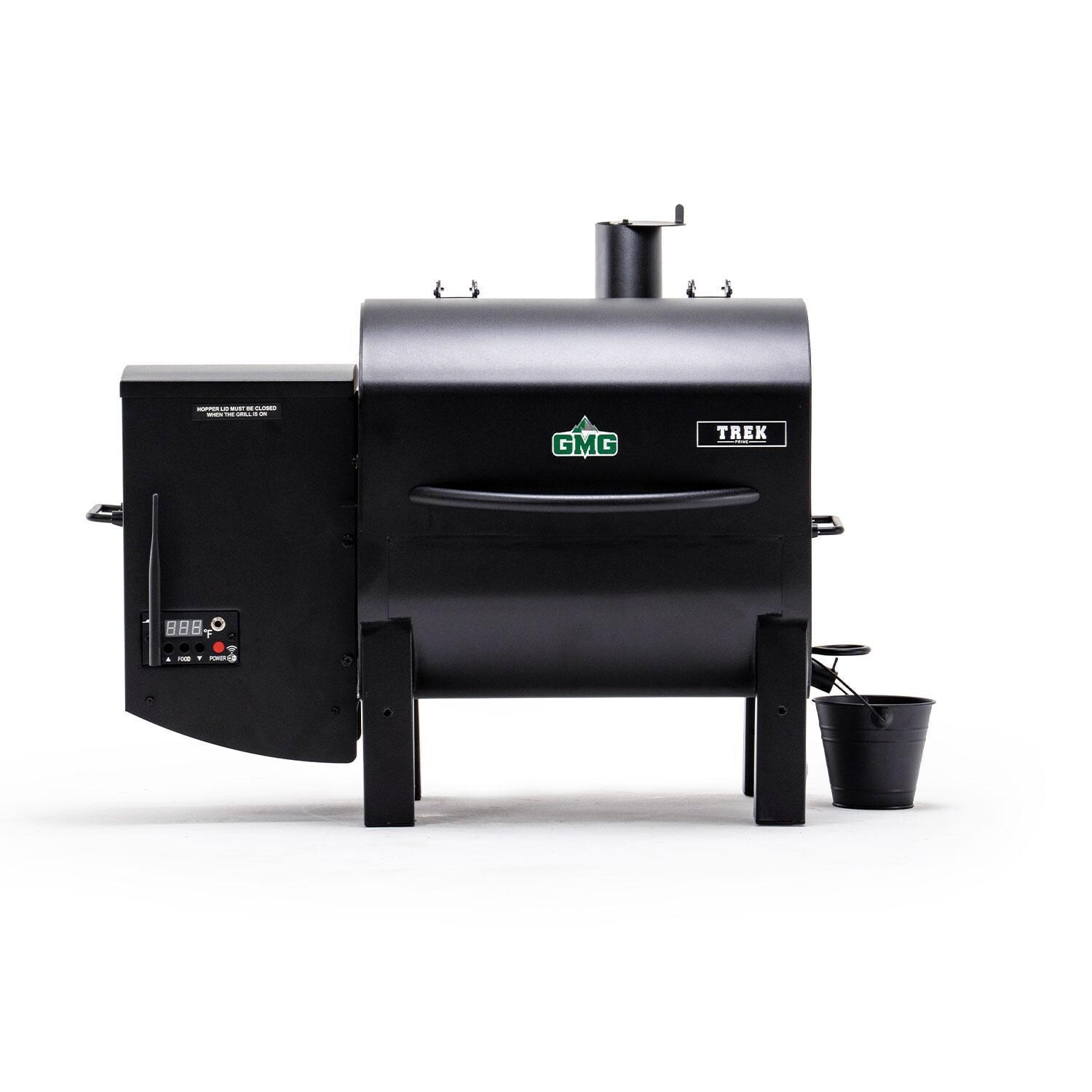 Green Mountain Grills Trek Prime 2.0 WiFi Pellet Grill w/ Cover - Display - White Background thumbnail