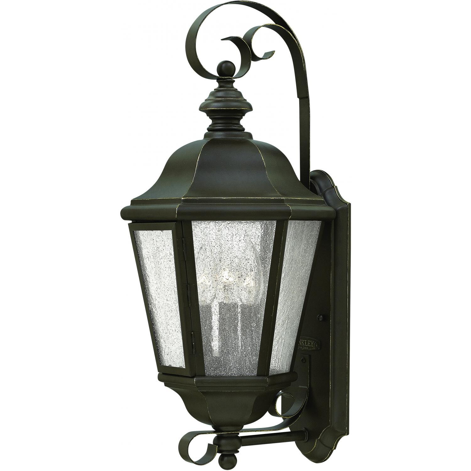 Hinkley Lighting Edgewater Three Light 21-Inch Outdoor Wall Light - Oil Rubbed Bronze - 1670OZ