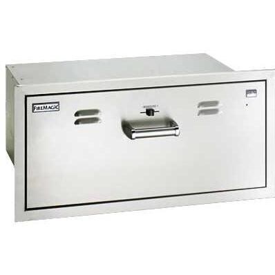 Fire Magic Premium Flush 30-Inch Built-In 110V Electric Stainless Steel Warming Drawer - 53830-SW thumbnail