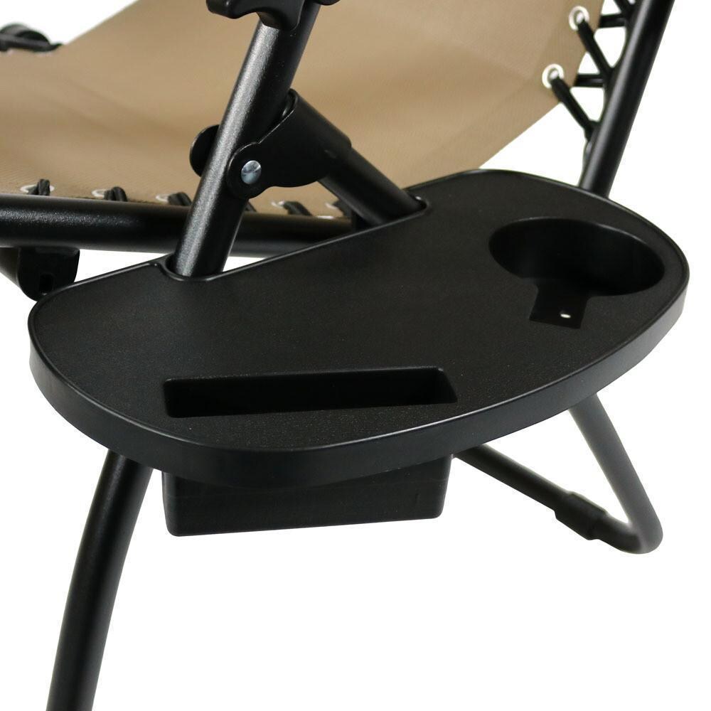 Ultimate Patio Oversized Zero Gravity Lounge Chair W/ Pillow & Cup Holder - Cupholder - Detail thumbnail