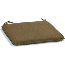 Sunbrella Dupione Walnut Patio Dining Side Chair Cushion W/ Knife Edge By Oxford Garden image