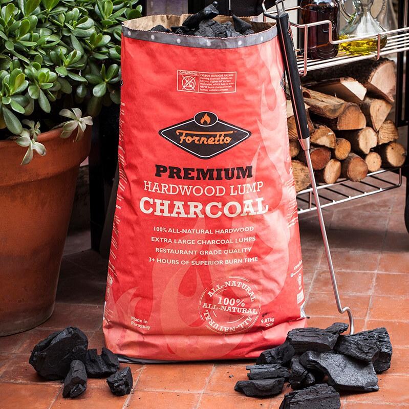 Quebracho Hardwood Lump Charcoal 22 Lbs BBQGuys
