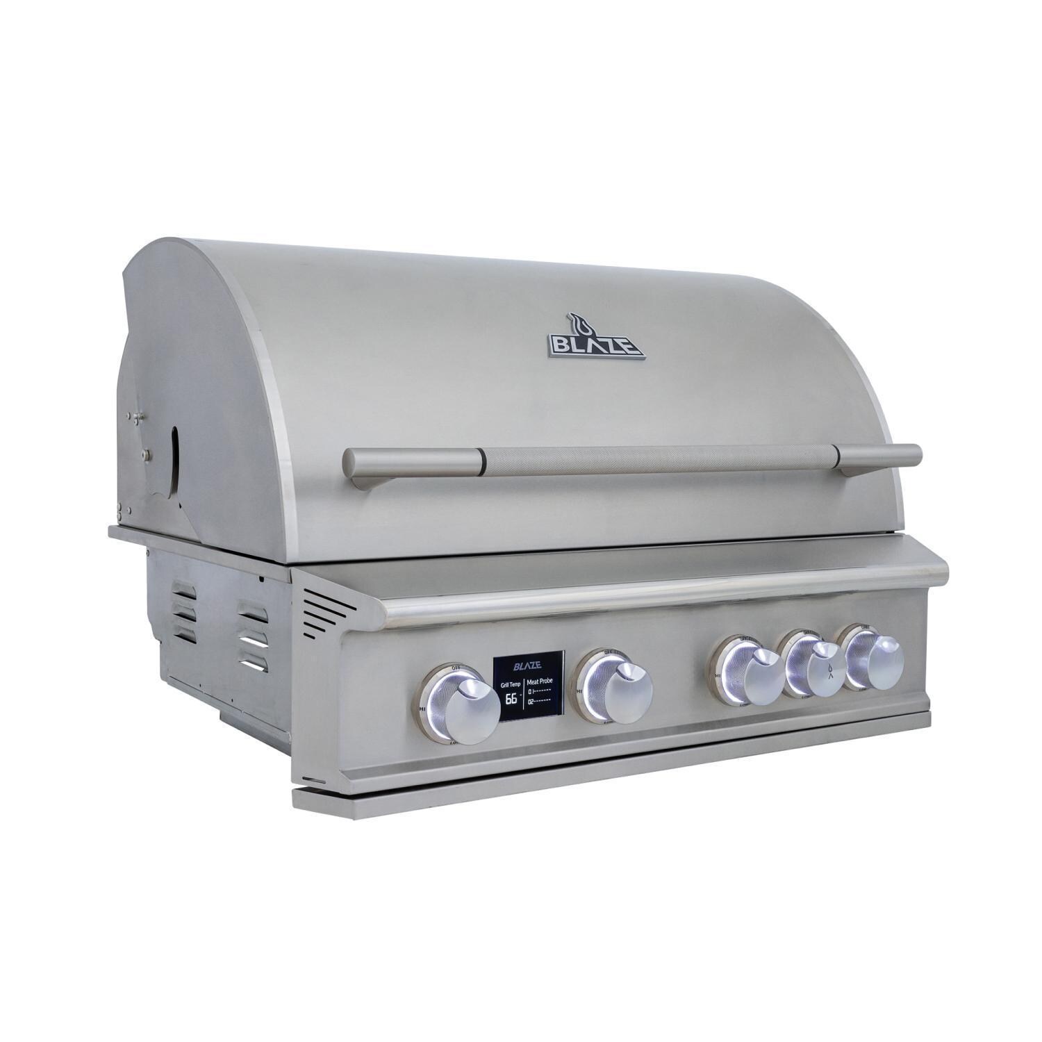 Blaze BLZ-4LTEPRO-NG Natural Gas Grill - Angled View - White Background thumbnail
