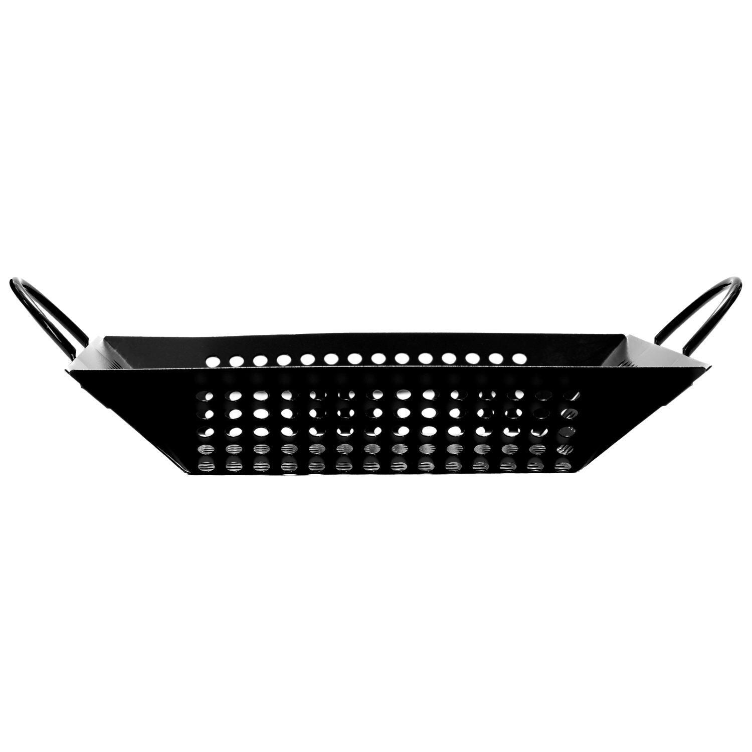 BBQGuys Signature BBQ-WOK Non-Stick Grill Wok - Lying Flat thumbnail