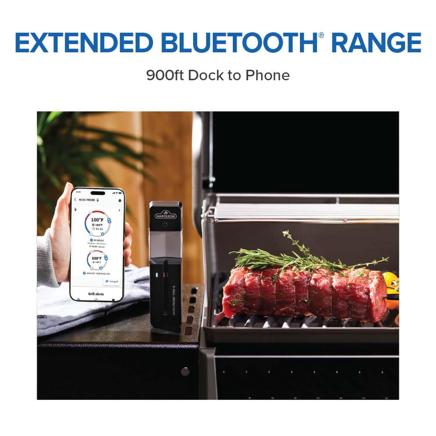 Napoleon 70130 ACCU-PROBE PRO X: Wireless Bluetooth Smart Thermometer - Bluetooth - Detail thumbnail