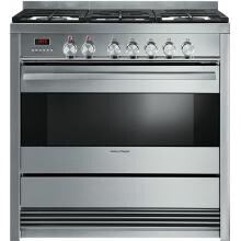 Fisher Paykel 36-Inch 5-Burner Dual Fuel Natural Gas Range - OR36SDPWGX1 image