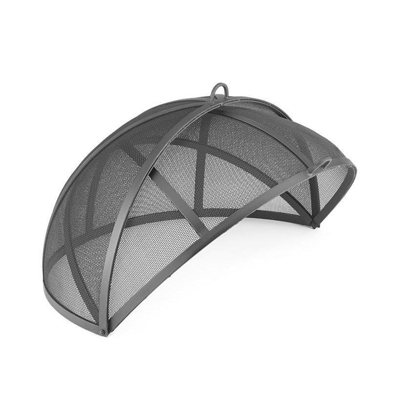 Good Directions 30-Inch Mesh Fire Pit Hinged Spark Screen - Round - Halfway Open thumbnail