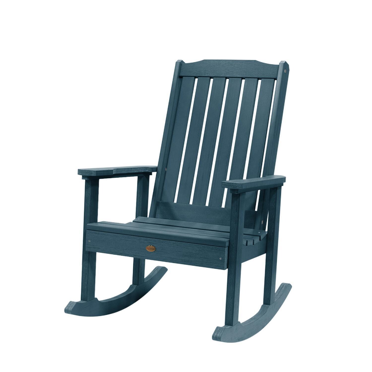 Lakeview Hart Lane Rocking Chair - Nantucket Blue - White Background thumbnail