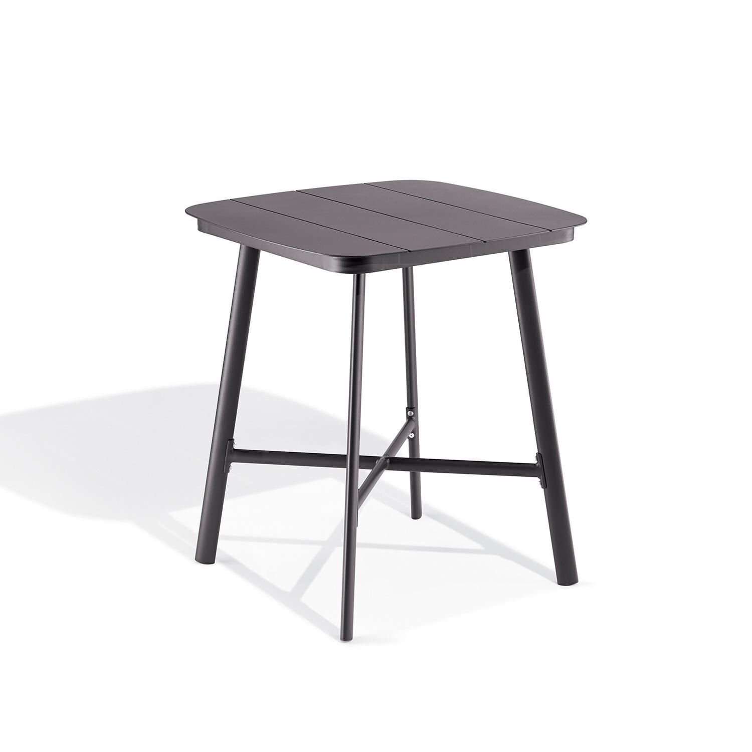 Oxford Garden Eiland 36 Inch Carbon Aluminum Bar Table By Oxford Garden thumbnail