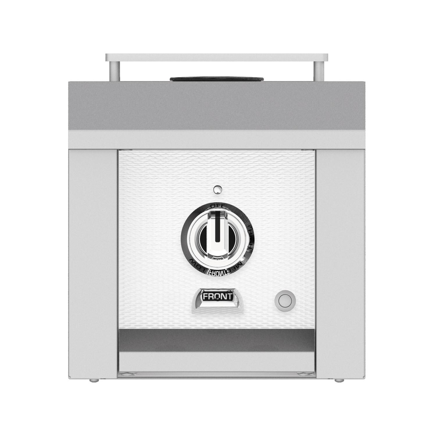 Hestan Built-In Propane Gas Single Side Burner - Froth - AGB121-LP-WH thumbnail