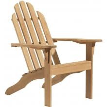 Oxford Garden Natural Shorea Adirondack Patio Lounge Chair image