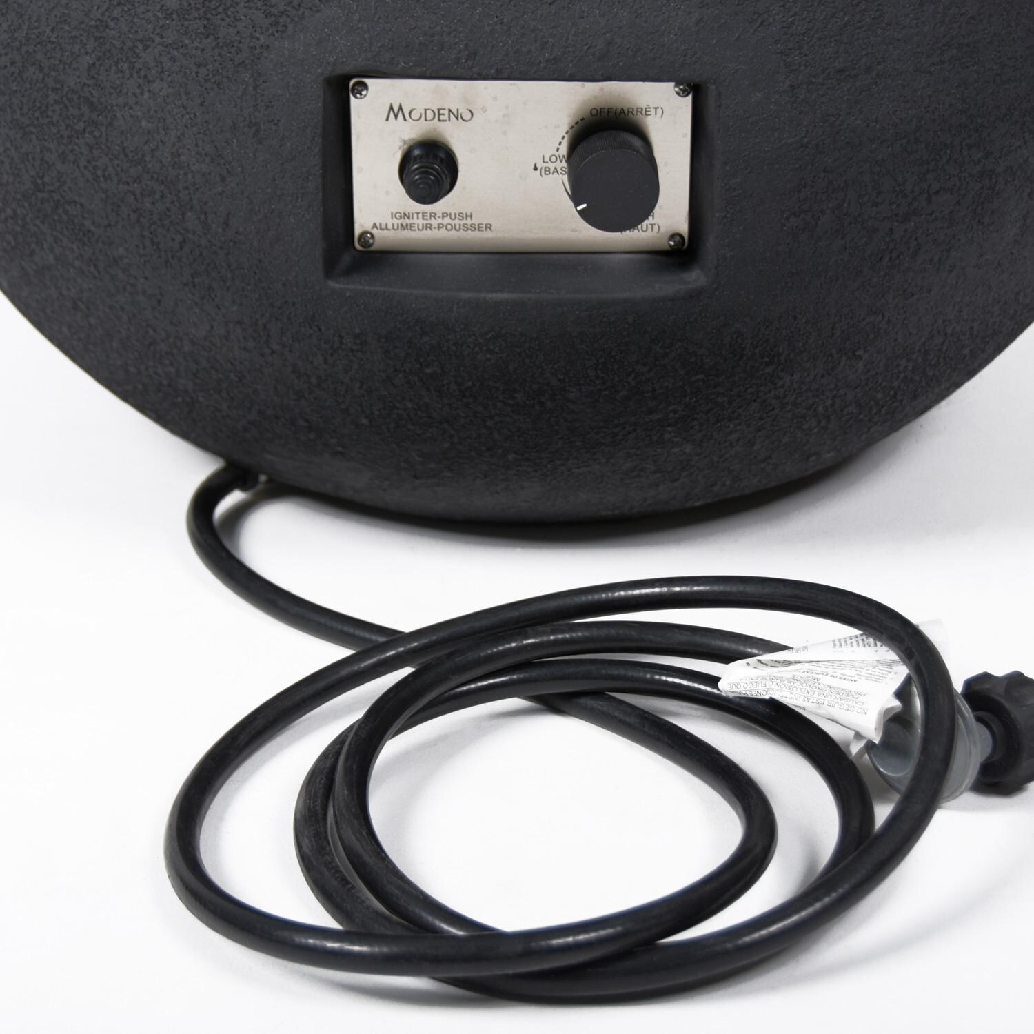 Elementi OFG115-NG Modeno York 27-Inch Natural Gas York Fire Bowl - Controls thumbnail