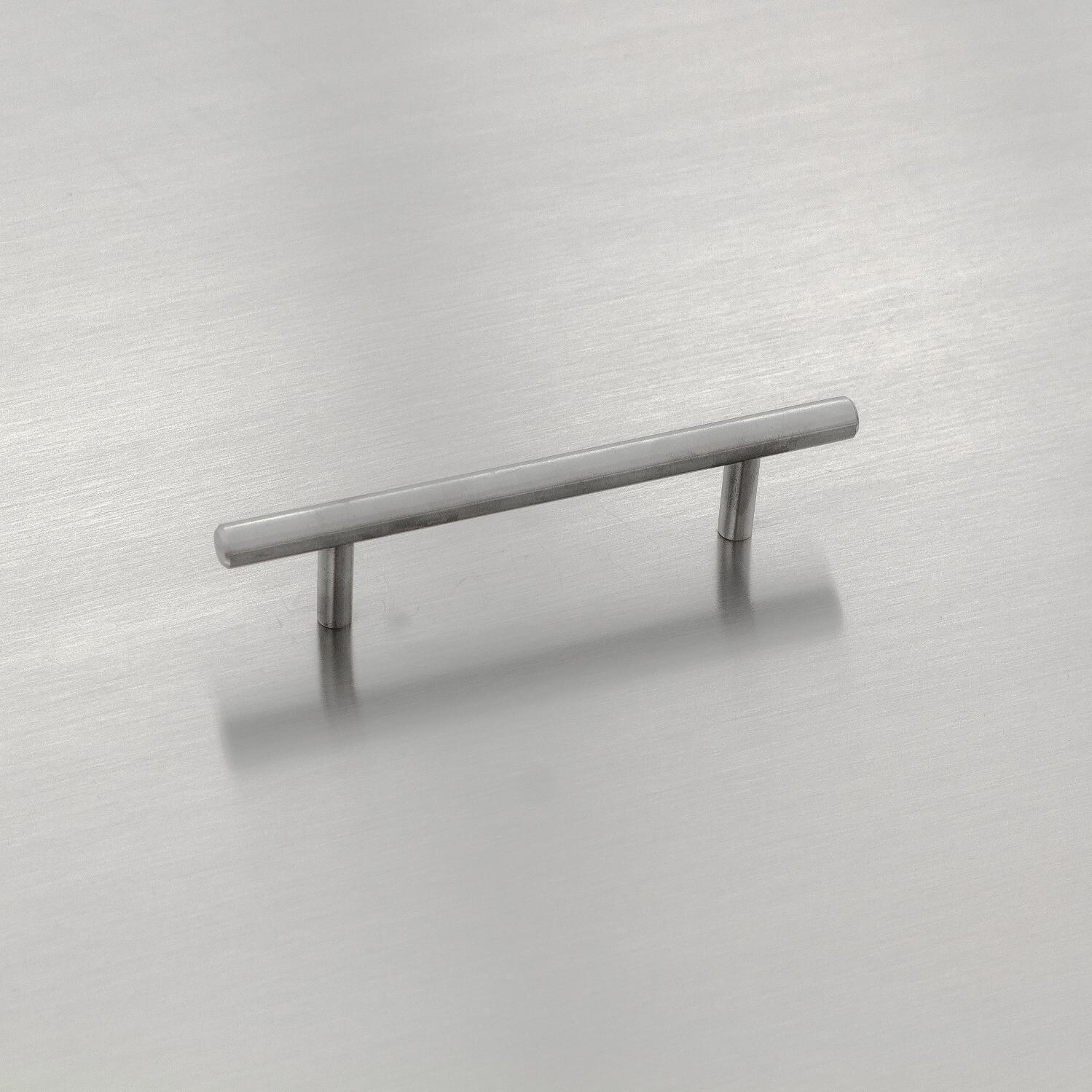 BBQGuys Signature Series 34-Inch Round Pan Cover - Stainless Steel - Handle Detail thumbnail