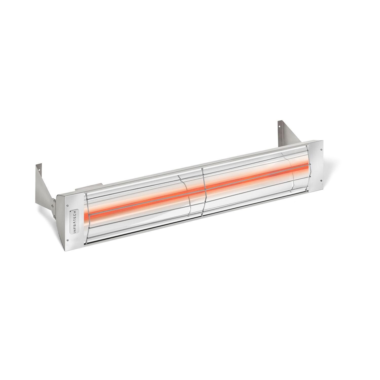 Infratech W-Series 39-Inch 2000W Single Element Electric Infrared Patio Heater - 240V - Stainless Steel - W2024SS