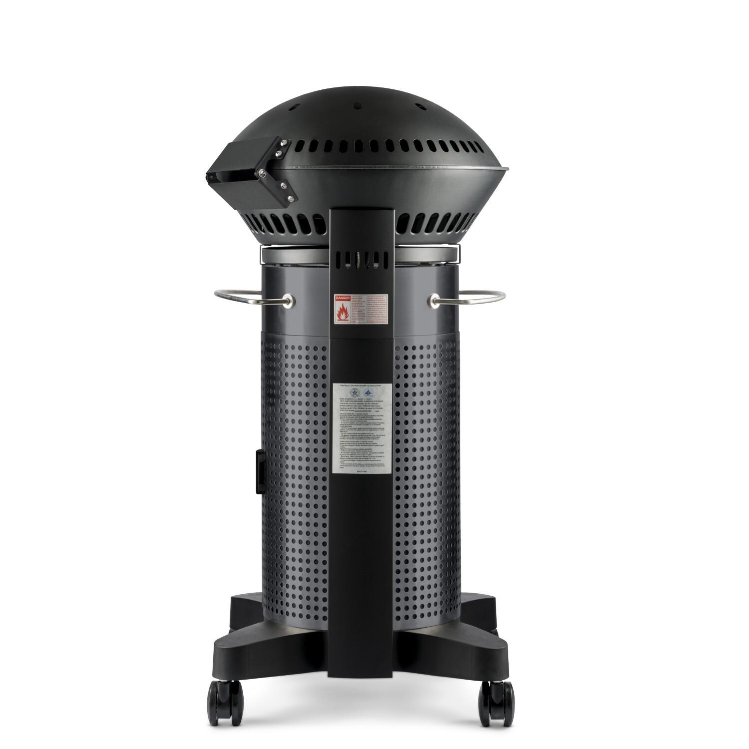 Fuego F21C-H Element 21-Inch Freestanding Propane Gas Grill - Carbon Steel - Back View thumbnail