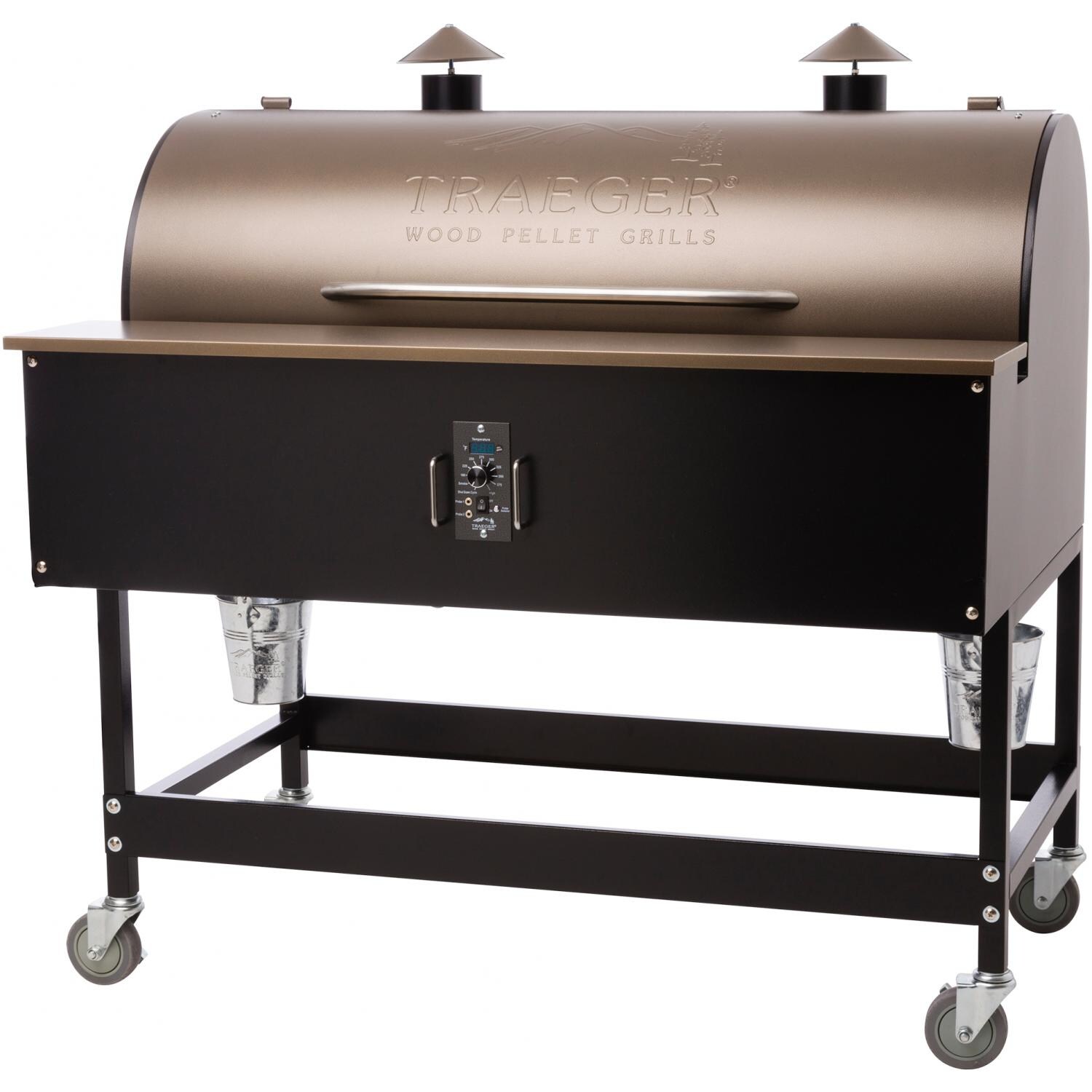 Traeger XL Pellet Grill On Cart Bronze BBQ Guys