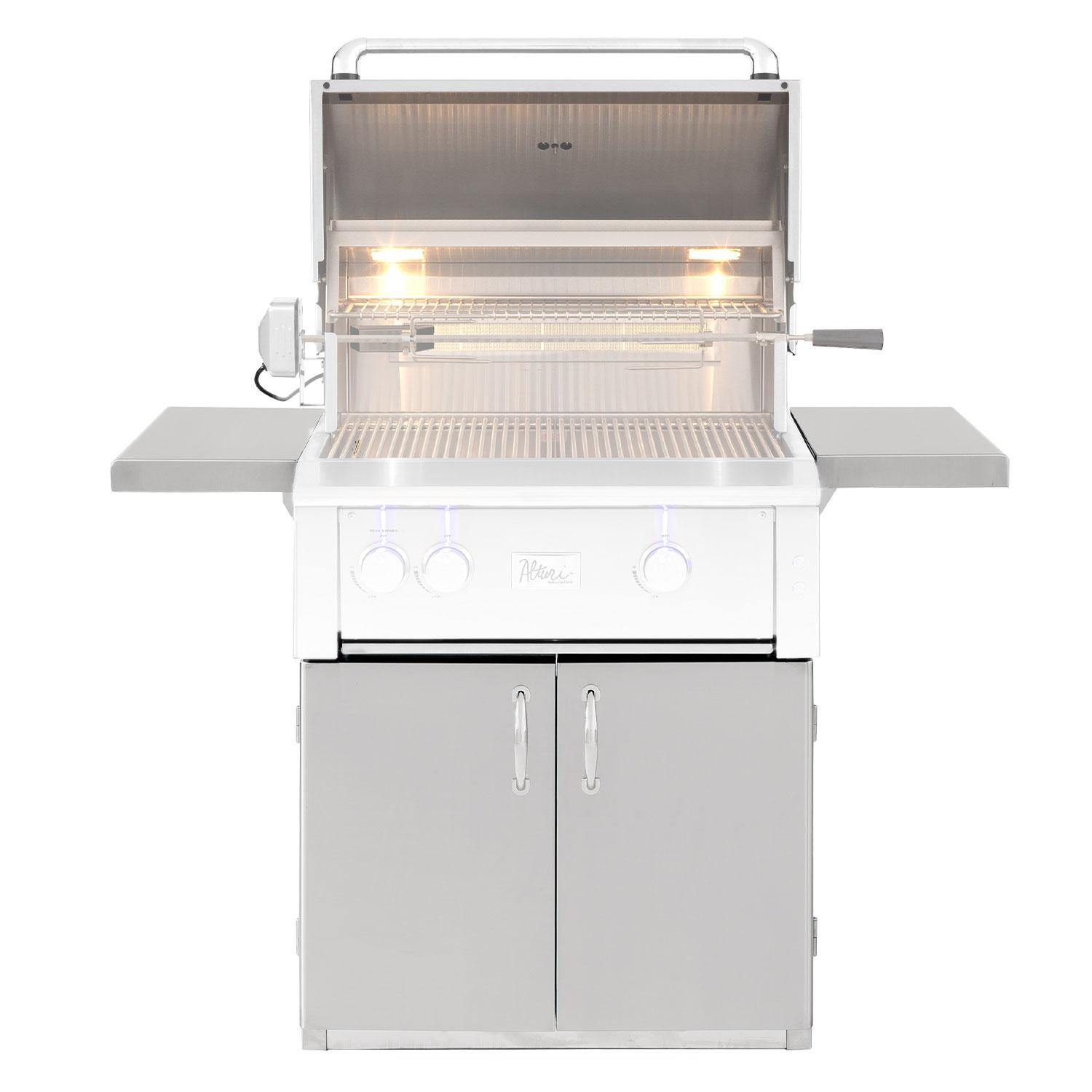 Alturi CART-ALT30 30-in Grill Cart For Alturi Gas Grills - Open - White Background thumbnail