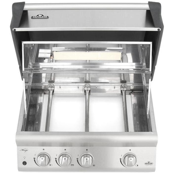 Napoleon Mirage 485 Propane Gas Built-In Grill Stainless Steel Burners thumbnail