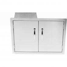 Sunstone Classic Series 32-Inch Double Access Door With Drawers And Propane Tank Storage - A-LPDC image