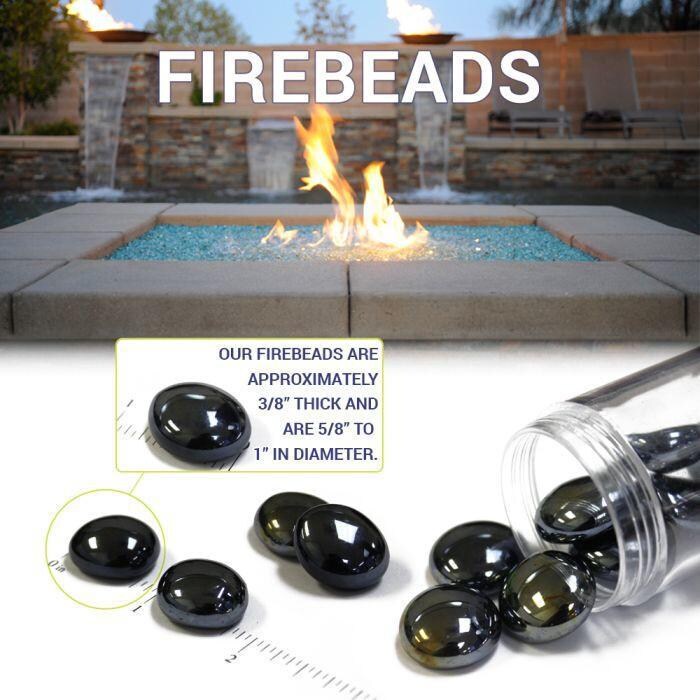 BBQGuys Signature FB-GLA-10-J 3/4-in Glacier Ice Fire Beads - Dimensional thumbnail