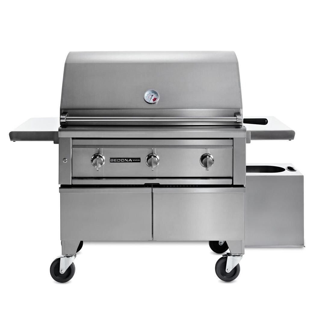 Lynx L601ADA-NG Sedona ADA 36 Inch Natural Gas Grill w/ One ProSear Burner - Grill - White Background thumbnail
