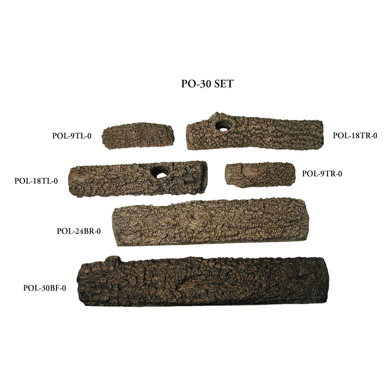 Peterson Real Fyre Post Oak 30-Inch Log Breakdown thumbnail