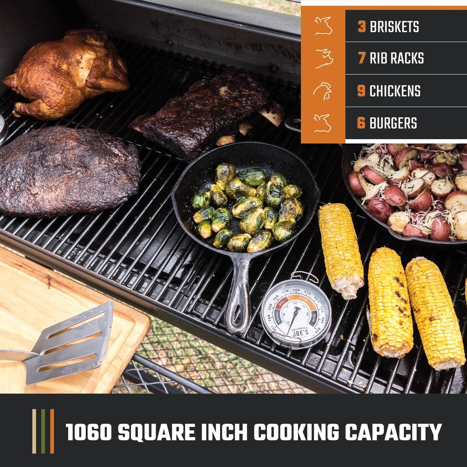 Oklahoma Joe's Longhorn Reverse Flow Smoker - 17202053 : BBQGuys