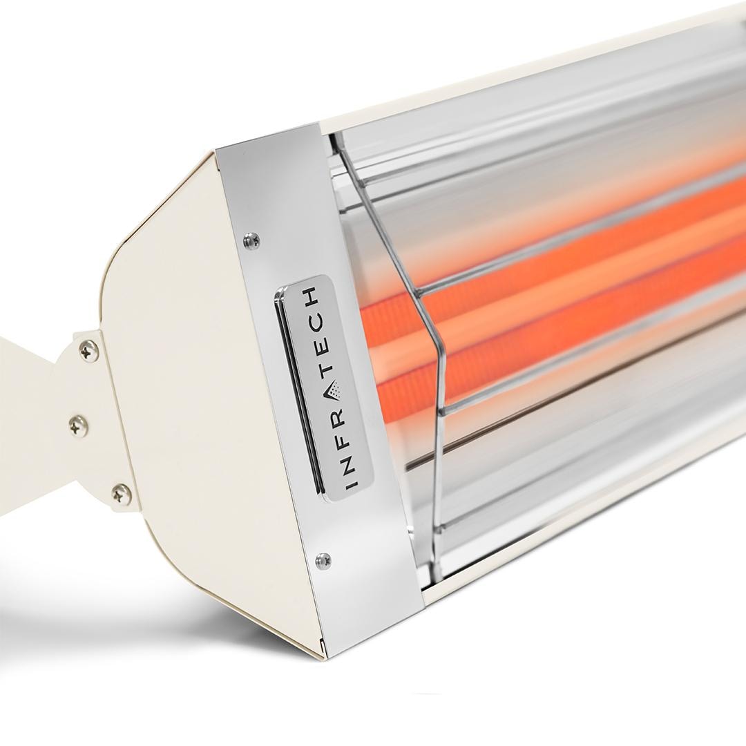Infratech WD-Series 33-Inch 3000W Dual Element Electric Infrared Patio Heater - 240V - Biscuit - WD3024BI
