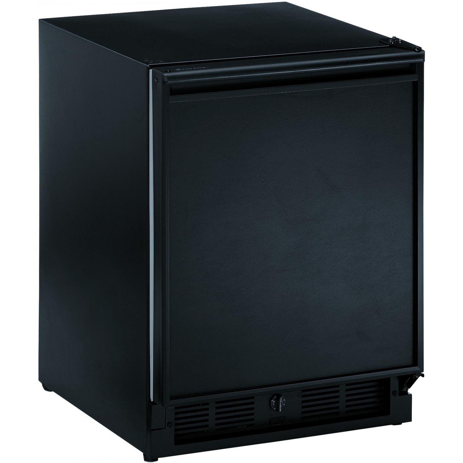 ULine 2.1 Cu. Ft. Marine / RV Compact Refrigerator / Ice Maker Black CO29BTP BBQGuys