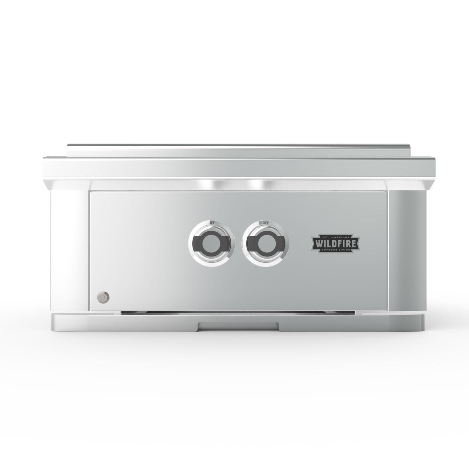 Wildfire WFPOWBRN-SS-LP Ranch PRO 24 Inch 304 SS Propane Power Burner - Display - White Background thumbnail