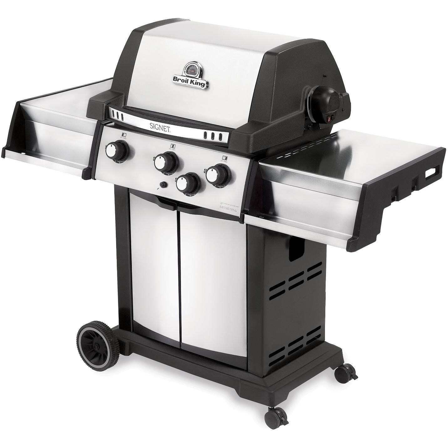 Broil King Signet 70 3-Burner Freestanding Gas Grill - Angled View thumbnail