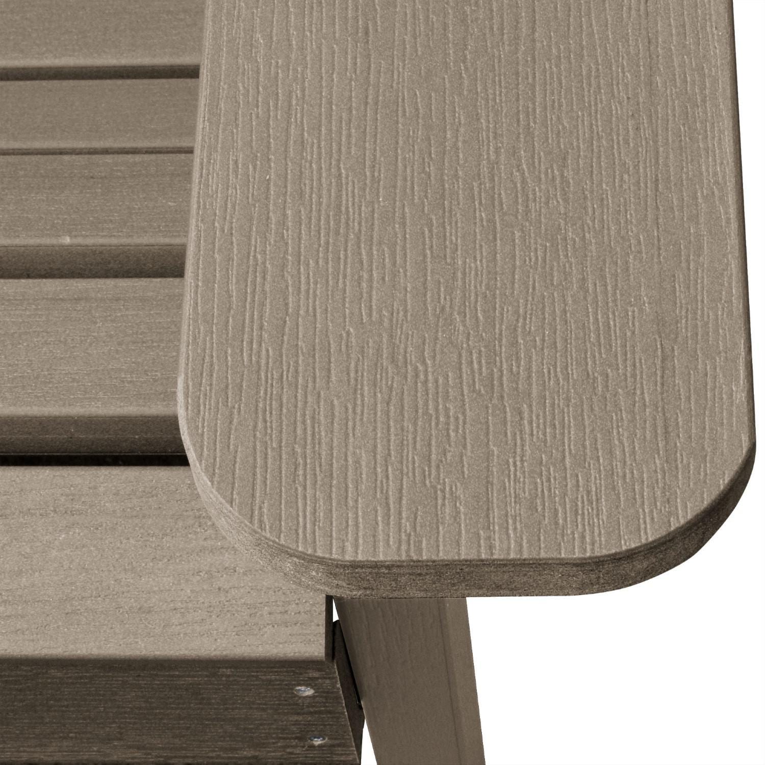Lakeview The Charmville Adirondack Chair - Woodland Brown - Armrest thumbnail