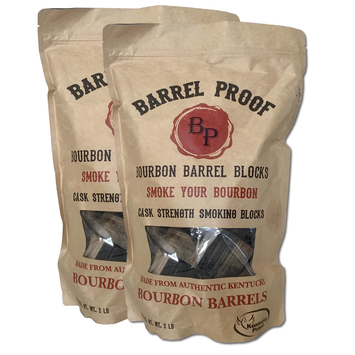 Barrel Proof - Bourbon Barrel Wood Blocks - 2 Pack thumbnail