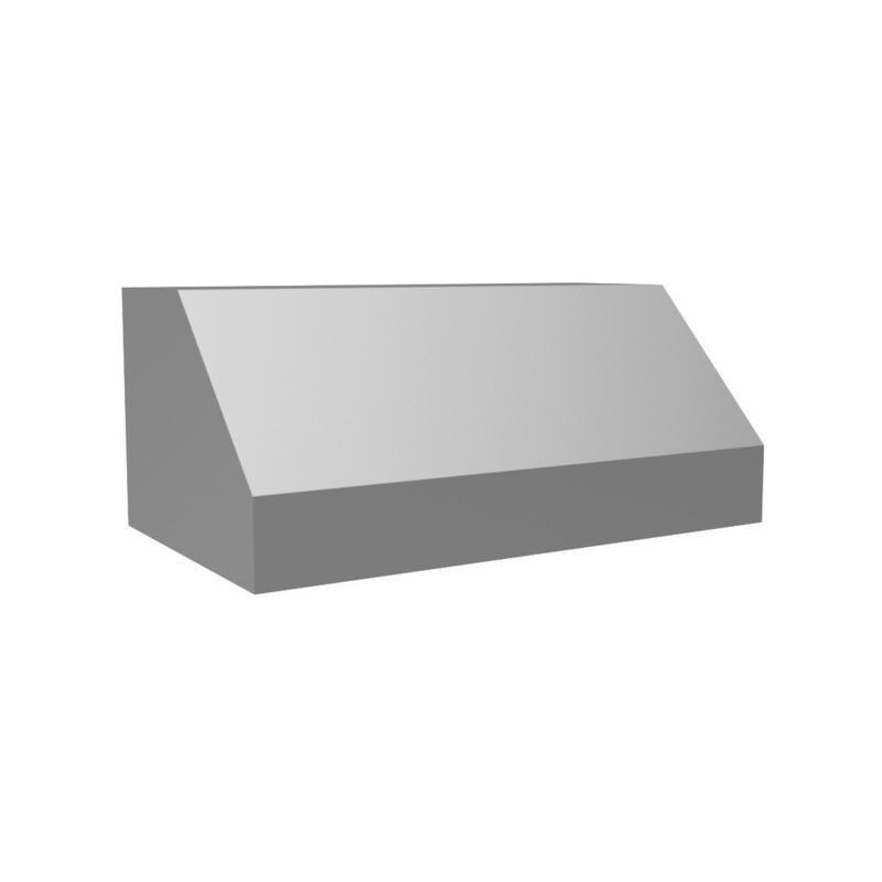 Vent-A-Hood 48-Inch M-Line Outdoor Vent Hood W/ 630 CFM Single Blower System & Duct Cover for 8 ft Ceilings - Stainless Steel - PRH18-M48x30 SS