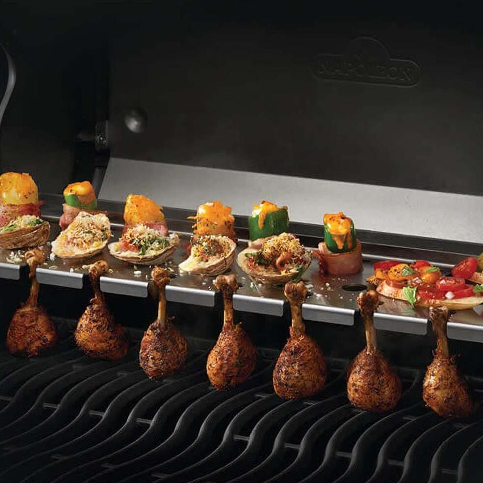 Napoleon 71501 Multifunctional Warming Rack for Rogue 425 - Lifestyle thumbnail