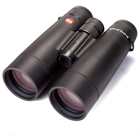 Leica Ultravid HD 10x50 Armored Binoculars: Side View thumbnail