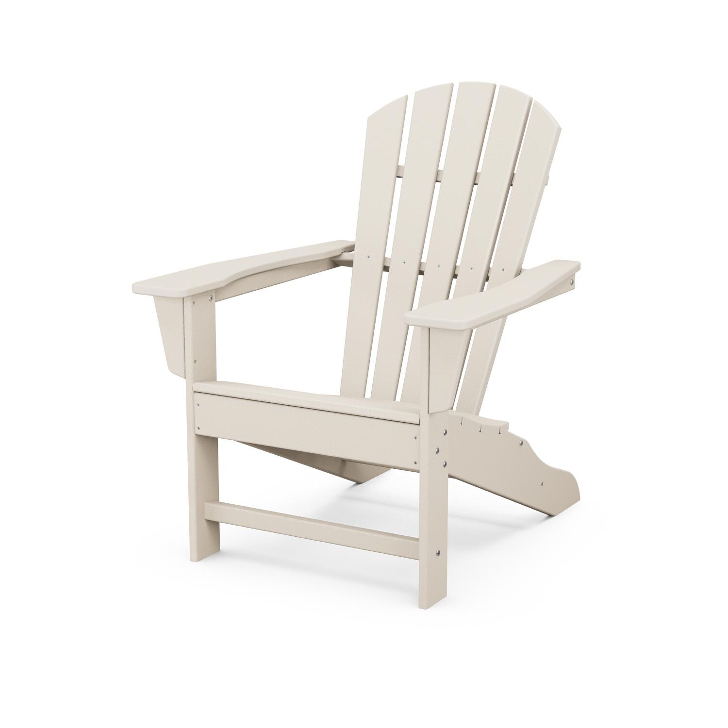 Palm Coast Recycled Plastic Adirondack in Sand by POLYWOOD