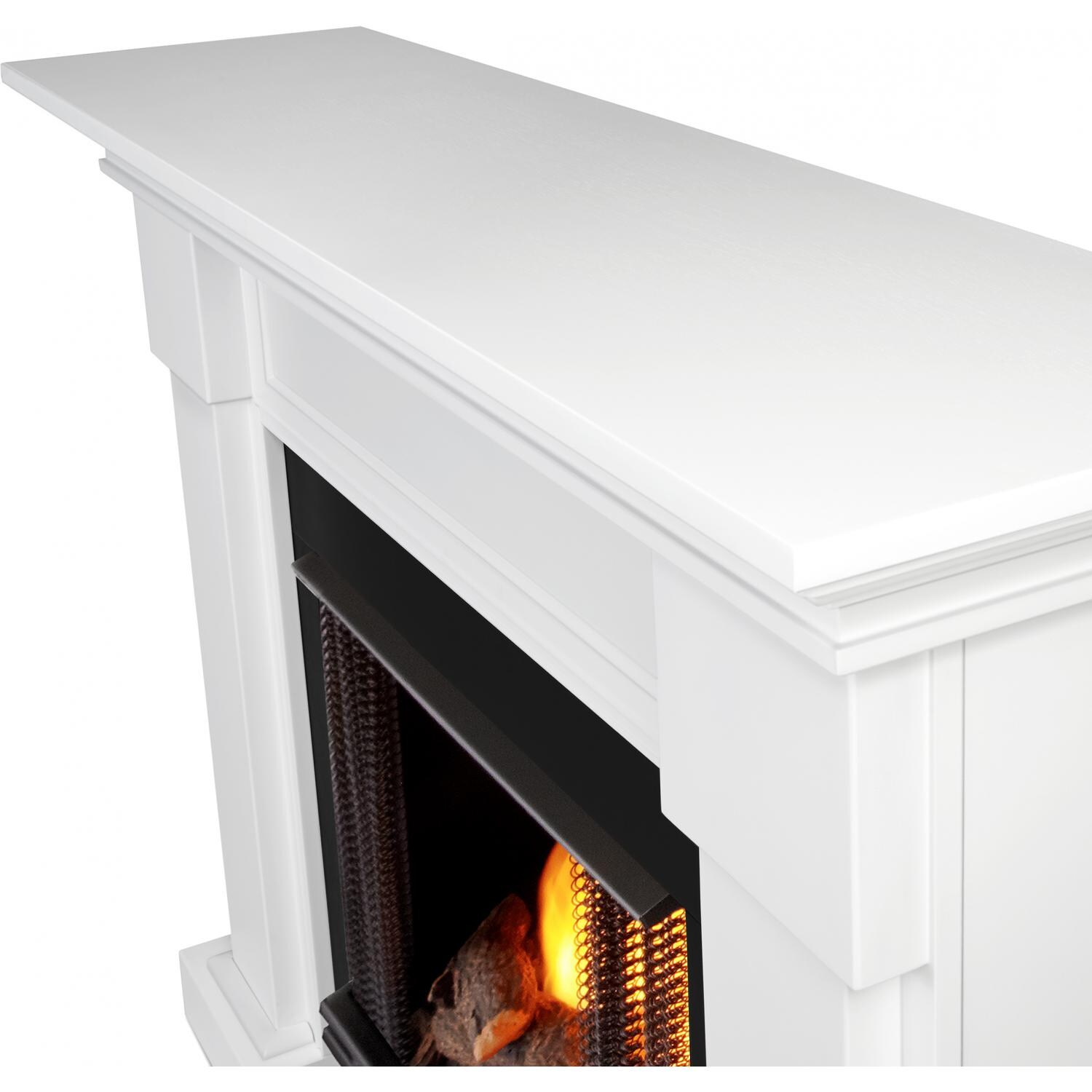 Real Flame Hillcrest Gel Fireplace - Corner - White thumbnail