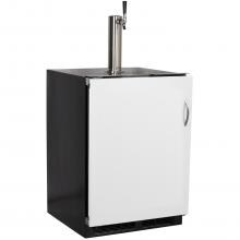 Marvel 24-Inch 5.7 Cu. Ft. Left Hinge Built-in Single Tap Beer Dispenser - Panel Ready - ML24BNP3LP
