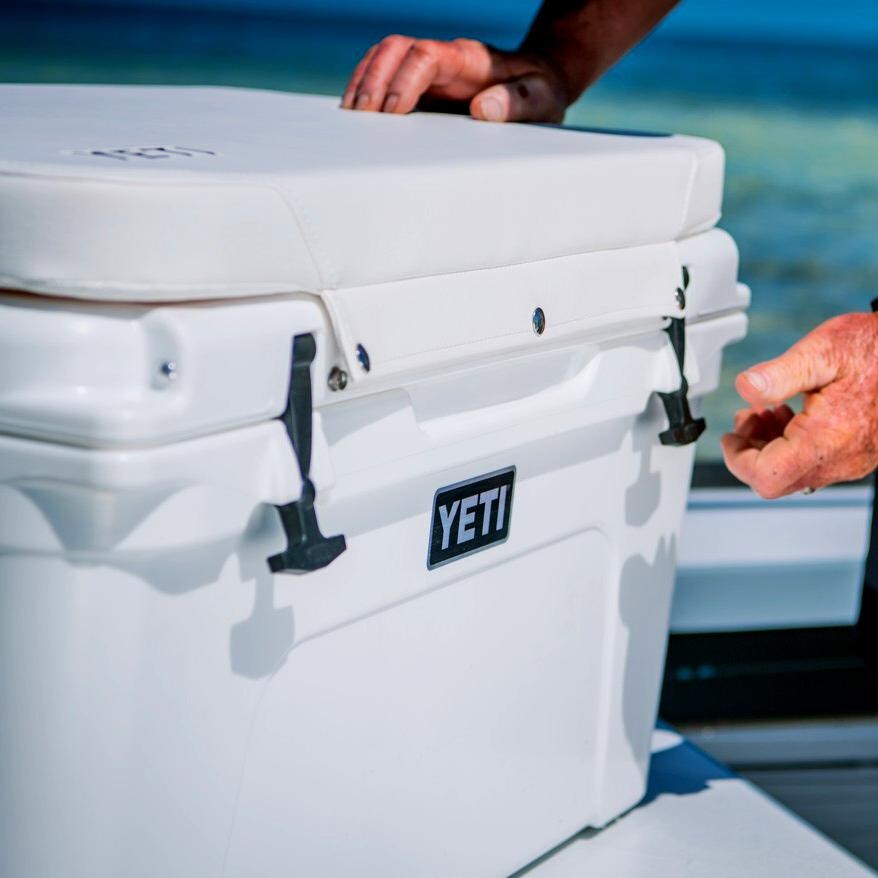 YETI Tundra White Seat Cushion - In Use thumbnail