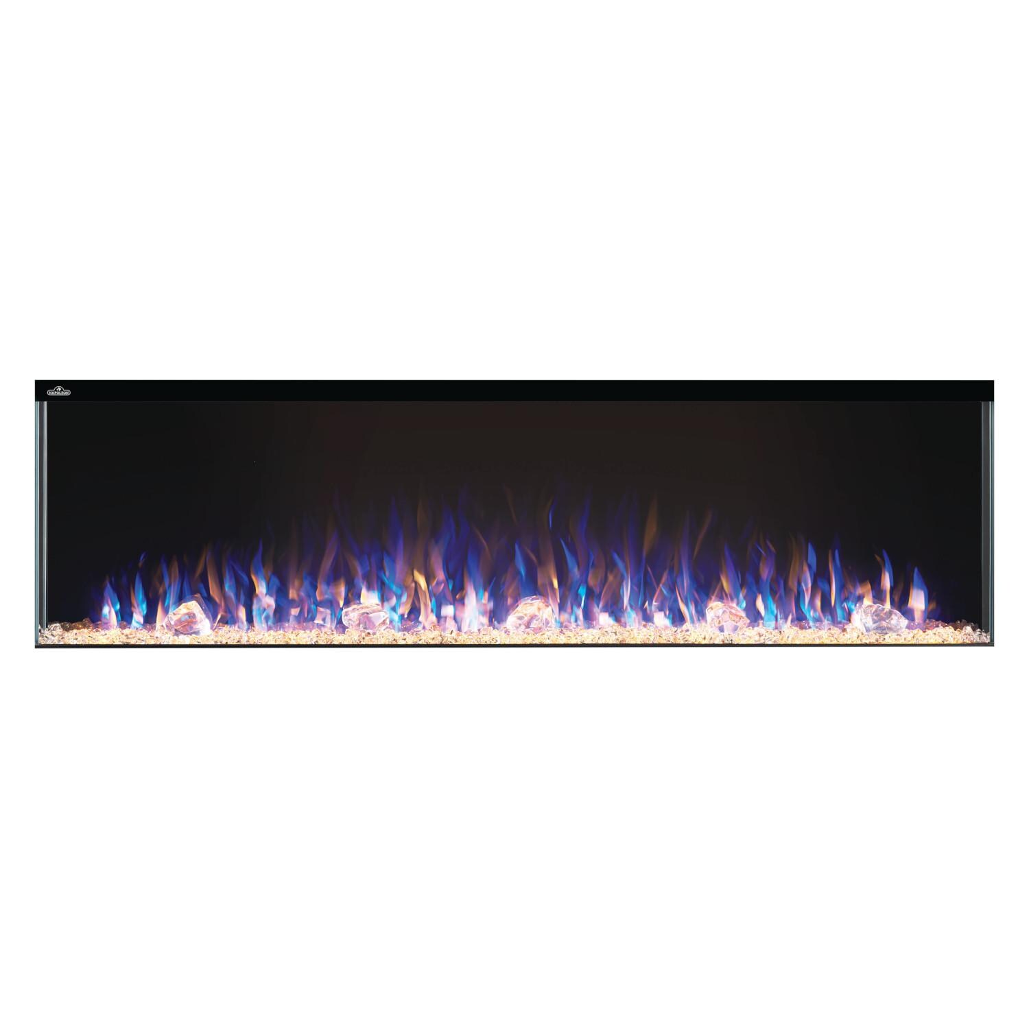 Napoleon NEFB60H-3SV 60-Inch Trivista 3-Sided Built-In Electric Fireplace - Crystals Only thumbnail