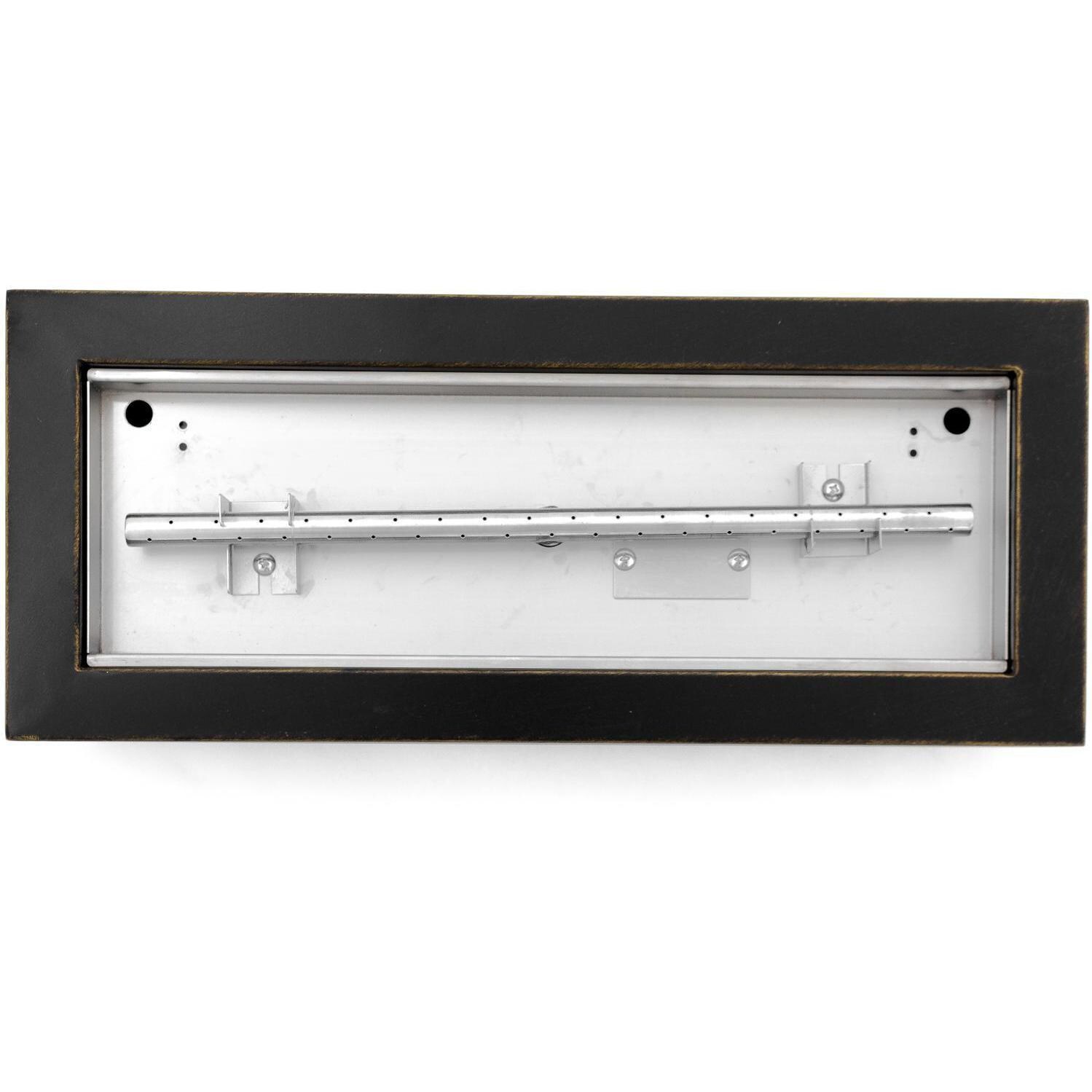 BBQGuys Signature Series Lavelle 24-Inch Table-Top Propane Fire Pit - Oil Rubbed Bronze - Top View thumbnail