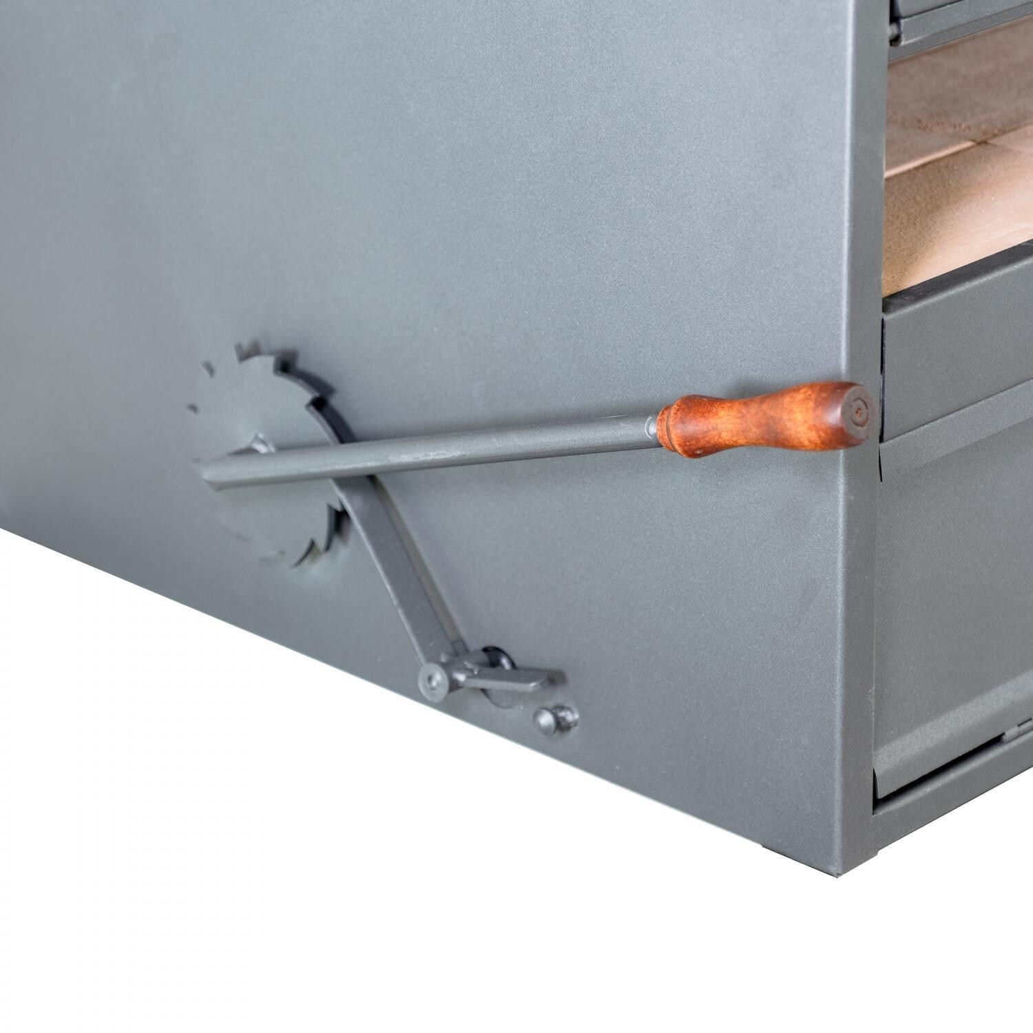 Nuke DELTACT02 47-Inch Argentinian-Style Countertop Gaucho Grill - Adjustable Handle For Cooking Grate thumbnail