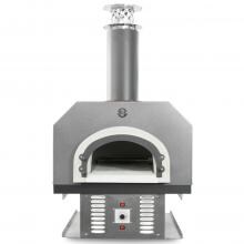 Chicago Brick Oven CBO-750 Built-In Countertop Hybrid Residential Outdoor Pizza Oven - Propane - Silver - CBO-O-CT-750-HYB-LP-SV-R-3K image