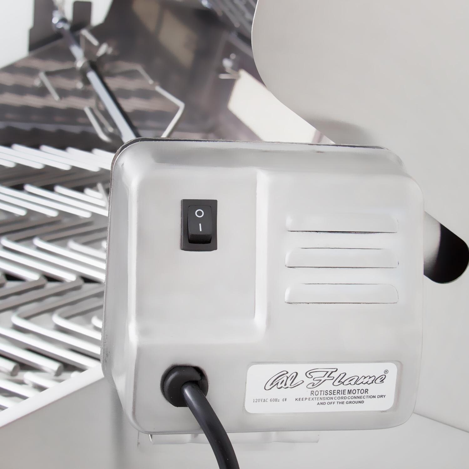 Cal Flame P5 5 Burner Built-In Propane Gas Grill - Rotisserie Motor thumbnail