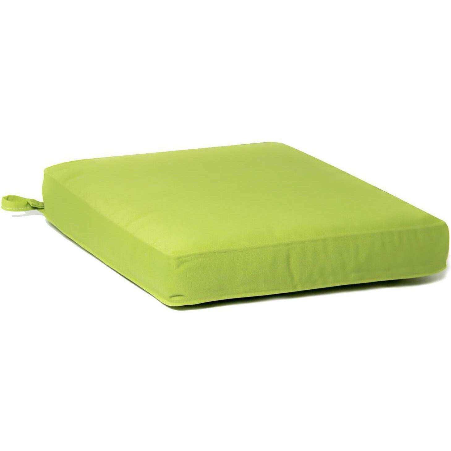 Sunbrella Canvas Ginkgo Extra Large Outdoor Replacement Seat Cushion W/ Knife Edge By BBQGuys Signature