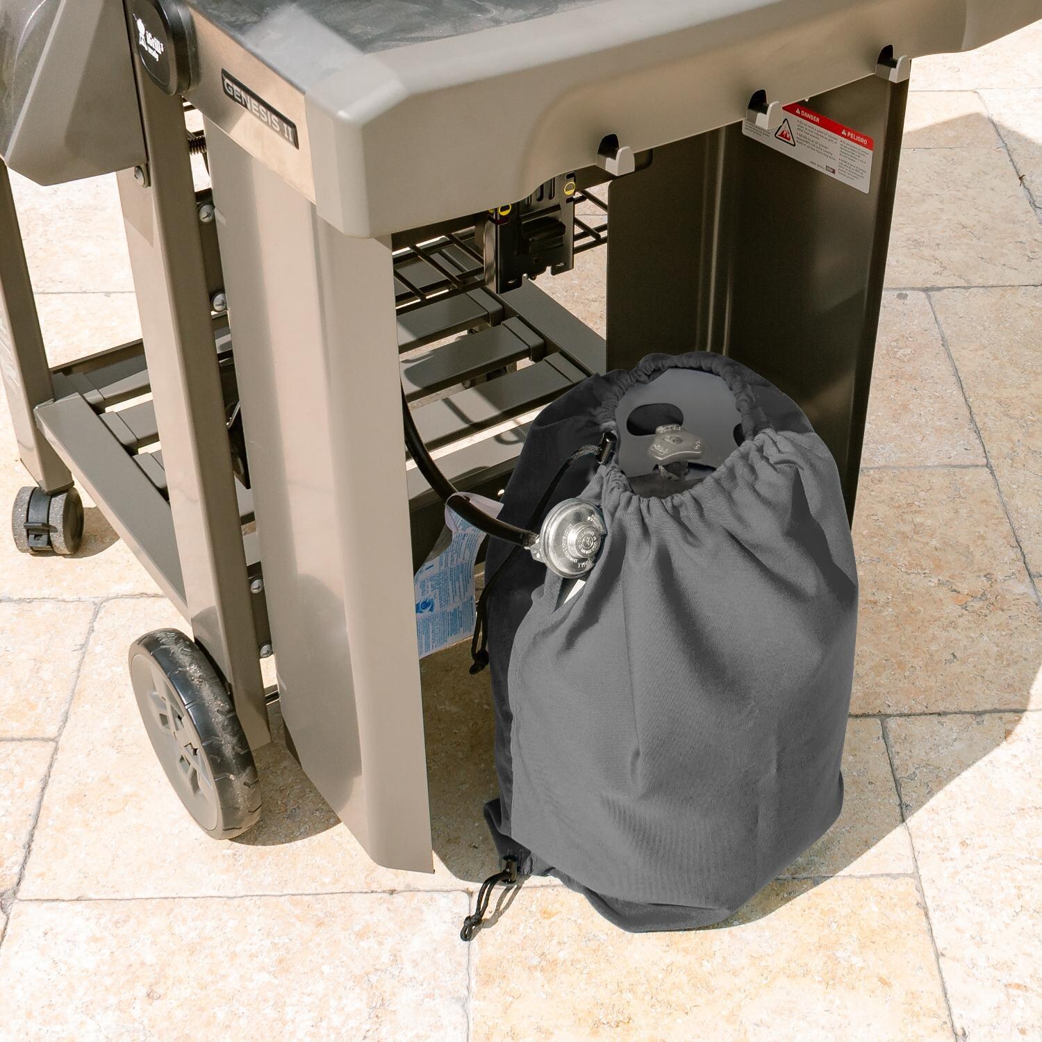 Signature Series Propane Tank Cover by BBQGuys - Lifestyle thumbnail